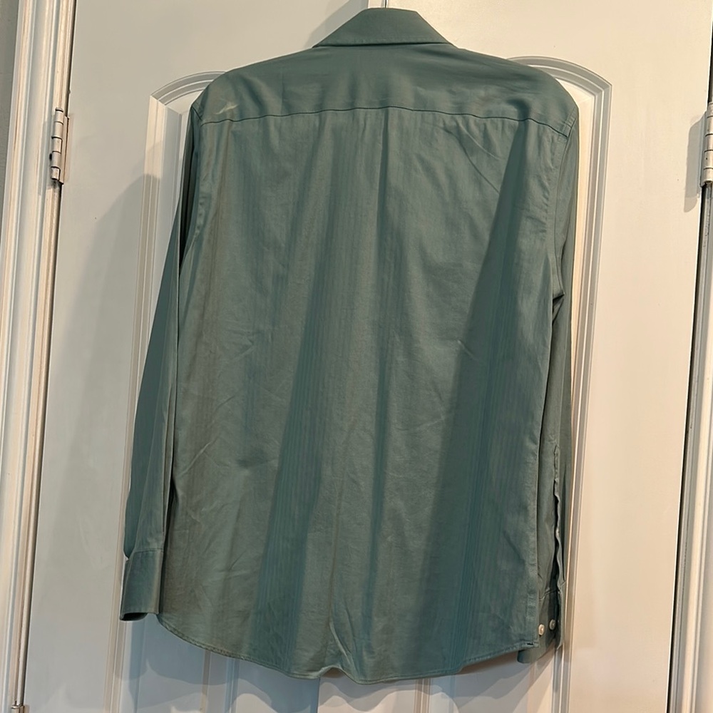 Bonobos Green Dress Shirt Crisp Formal Attire EUC - Picture 4 of 5